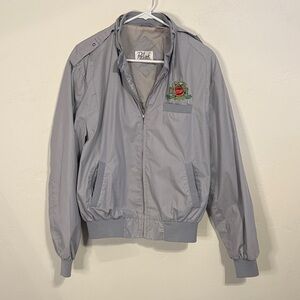 Light Gray Bomber Jacket Miller Beer